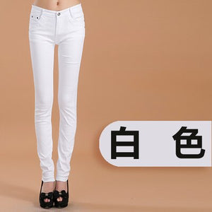 Women's sexy low rise jeans Casual street fashion Bottoms Skinny pants