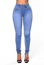 Load image into Gallery viewer, Skinny Jeans Woman Rubber Band Corset Jeans Women&#39;s High Waisted
