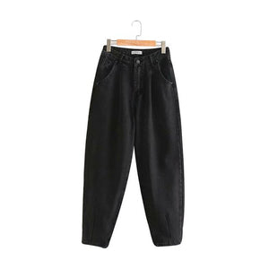 Women's Pants Ladies Casual Solid Pockets Trousers Loose Plus Size P